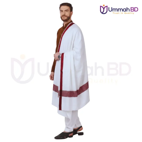 The Royal Comfort Shawl সাদা কালার