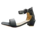 Ladies Ankle Strap Heel Black2 06 (5)