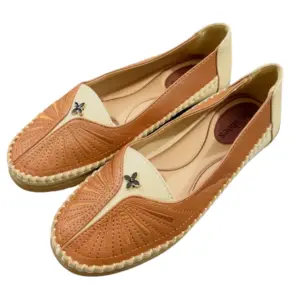 Ladies Flat Shoe Chocolate 18 (3)