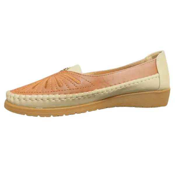 Ladies Flat Shoe Chocolate 18 (4)
