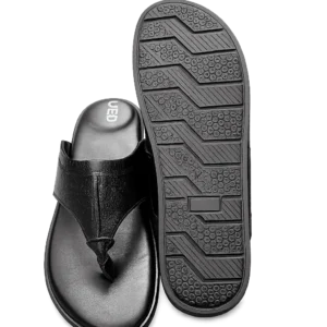 Daily Chappal Black M 76 (1)