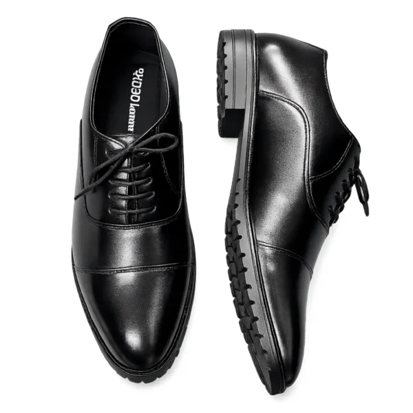 Oxford Shoes Black Color (M 72) (1)