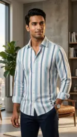 Slim Fit Stripe Shirt 5 cleanup