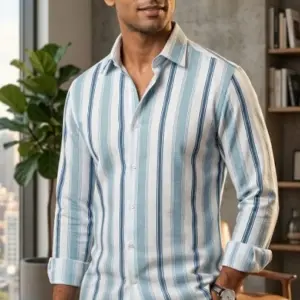 Slim Fit Stripe Shirt 5 cleanup