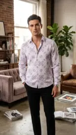 Violet shirt