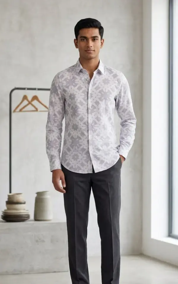 Violet shirt