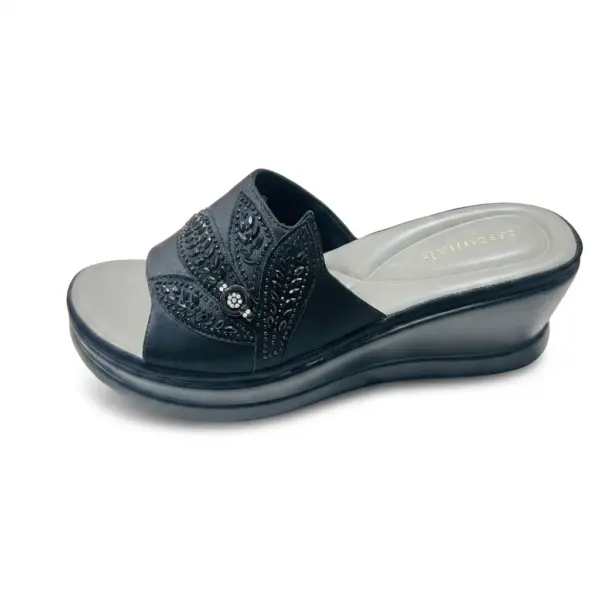 Royal Blossom Heel black M186